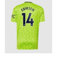 Fotbalové Dres Manchester United Christian Eriksen #14 Alternativní 2022-23 Krátký Rukáv